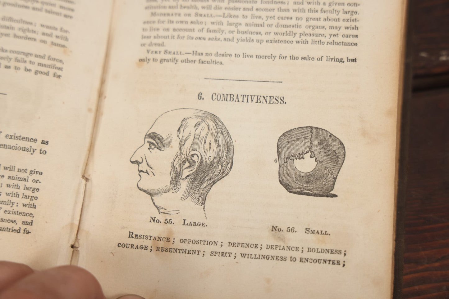 Lot 082 - "The Illustrated Self-Instructor In Phrenology And Physiology With 100 Engravings And A Chart Of The Character" Antique Book By O.S. And L.N. Fowler, 1854 Edition
