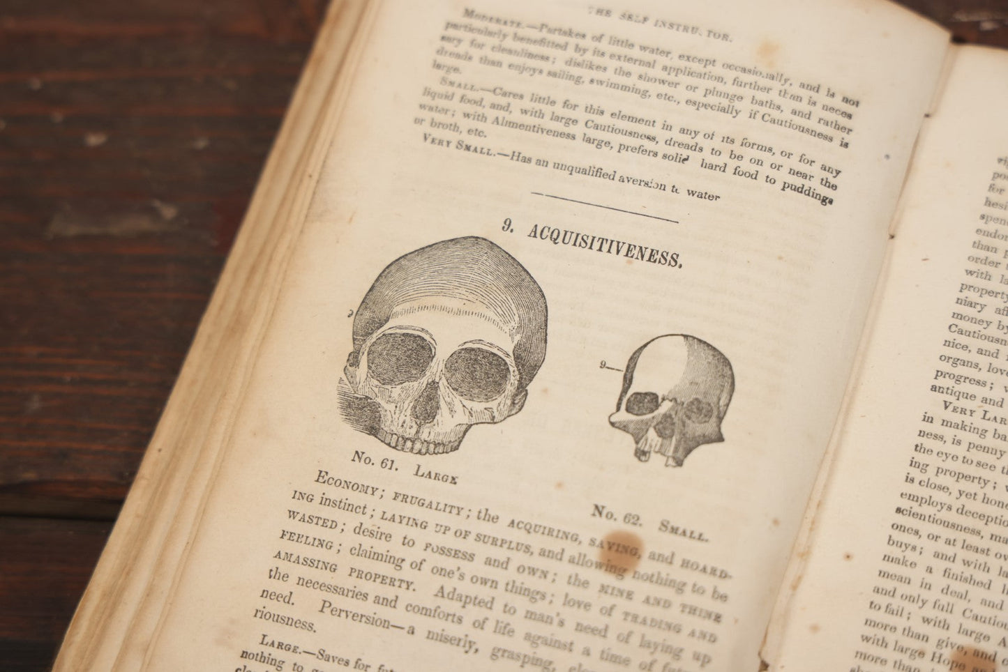 Lot 082 - "The Illustrated Self-Instructor In Phrenology And Physiology With 100 Engravings And A Chart Of The Character" Antique Book By O.S. And L.N. Fowler, 1854 Edition