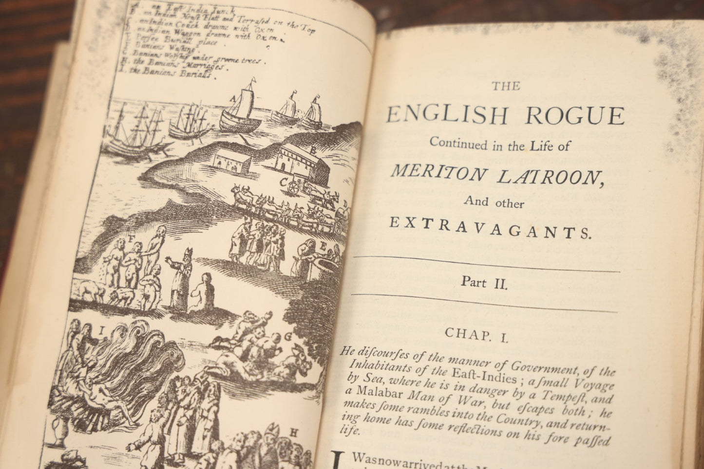 Lot 083 - "The English Rogue: Described In The Life Of Meriton Latroon [...] Being A Complete History Of The Eminent Cheats Of Both Sexes" Parts I And Ii, Late 19Th Century Facsimile Editions, By Richard Head