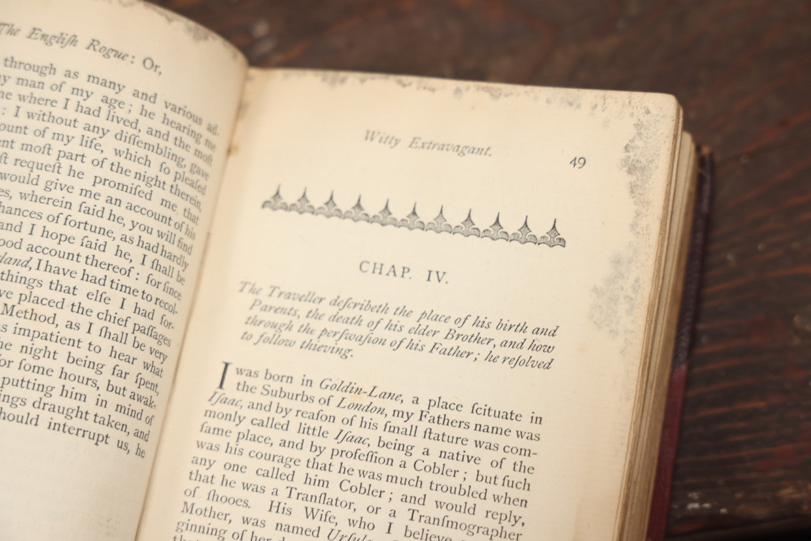 Lot 083 - "The English Rogue: Described In The Life Of Meriton Latroon [...] Being A Complete History Of The Eminent Cheats Of Both Sexes" Parts I And Ii, Late 19Th Century Facsimile Editions, By Richard Head