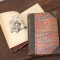 Lot 084 - "The Works Of William Makepeace Thackeray" Volume II, "The History Of Pendennis" And Volume  XII, "The Christmas Books Of Mr. M.A. Titmarsh," Pair Of Antique Illustrated Books
