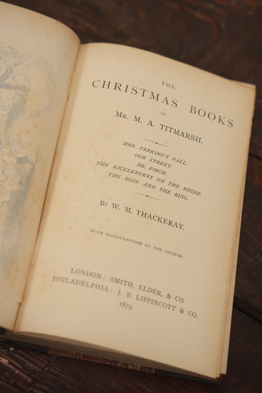 Lot 084 - "The Works Of William Makepeace Thackeray" Volume Ii, "The History Of Pendennis" And Volume  Xii, "The Christmas Books Of Mr. M.A. Titmarsh," Pair Of Antique Illustrated Books