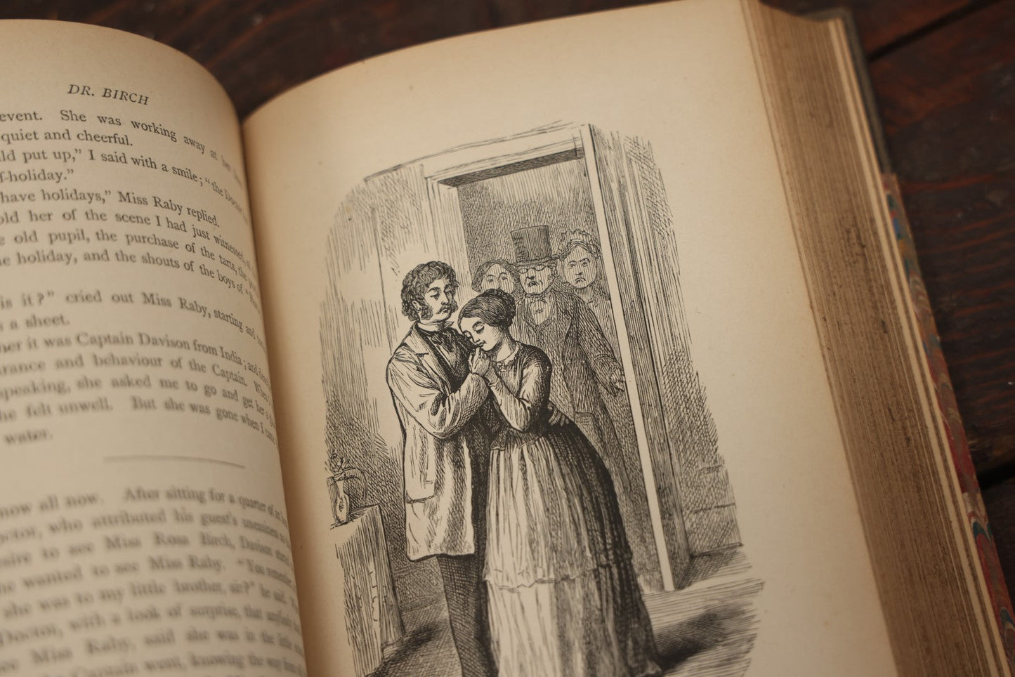 Lot 084 - "The Works Of William Makepeace Thackeray" Volume Ii, "The History Of Pendennis" And Volume  Xii, "The Christmas Books Of Mr. M.A. Titmarsh," Pair Of Antique Illustrated Books