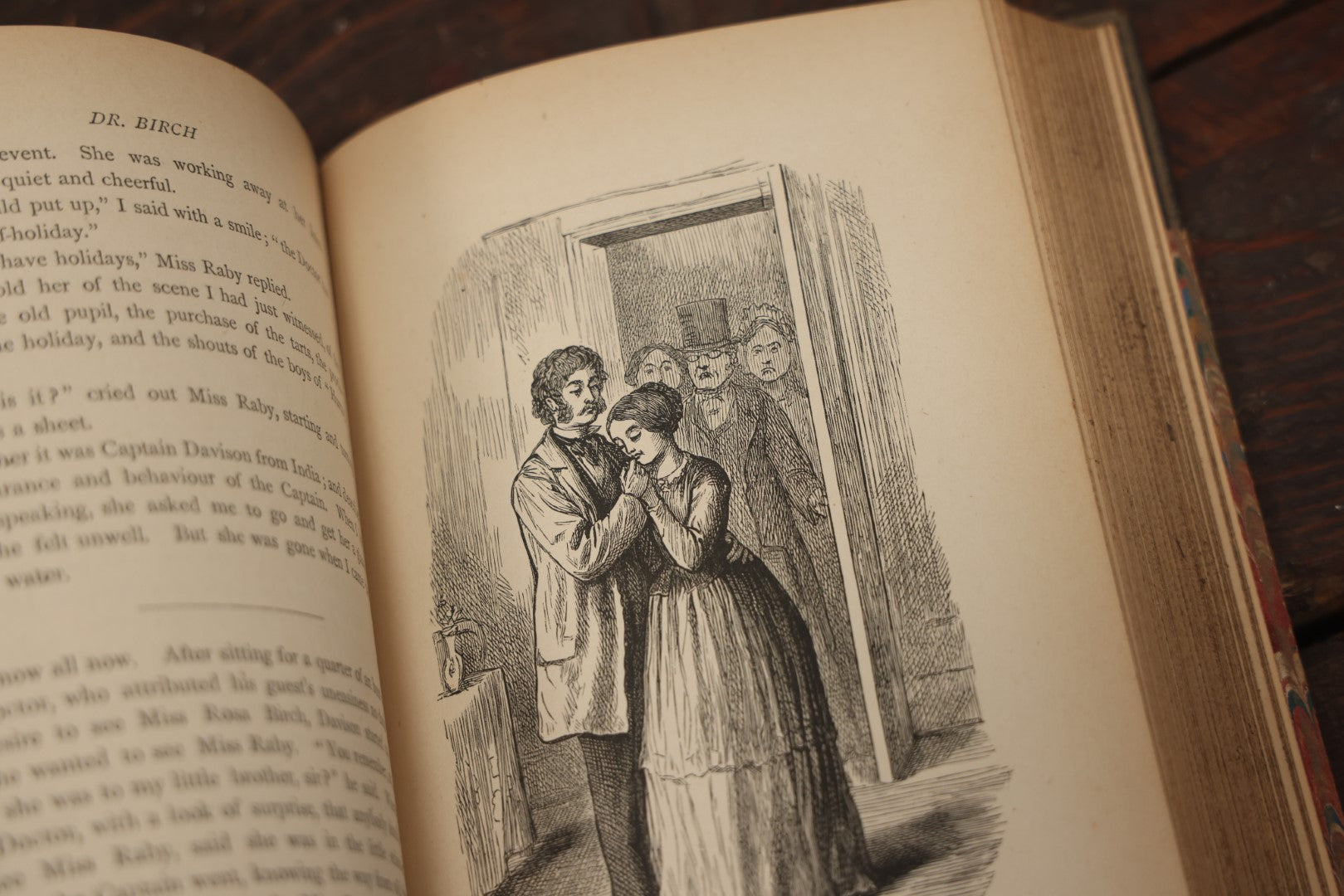 Lot 084 - "The Works Of William Makepeace Thackeray" Volume Ii, "The History Of Pendennis" And Volume  Xii, "The Christmas Books Of Mr. M.A. Titmarsh," Pair Of Antique Illustrated Books