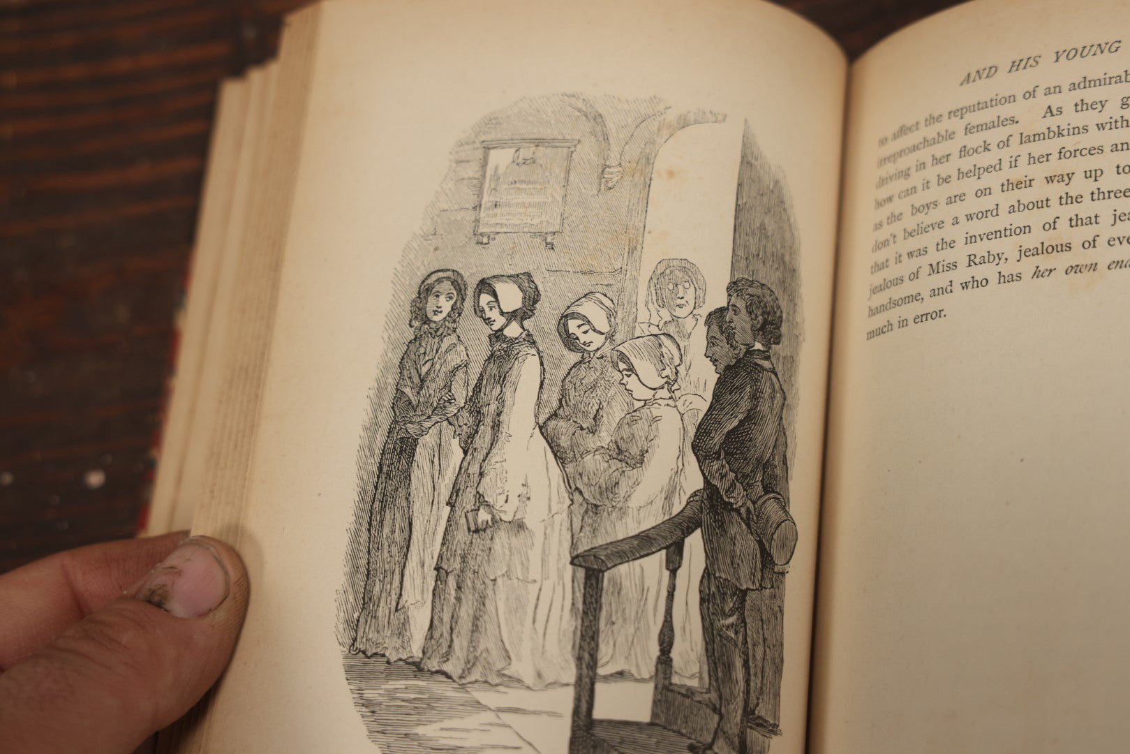 Lot 084 - "The Works Of William Makepeace Thackeray" Volume Ii, "The History Of Pendennis" And Volume  Xii, "The Christmas Books Of Mr. M.A. Titmarsh," Pair Of Antique Illustrated Books