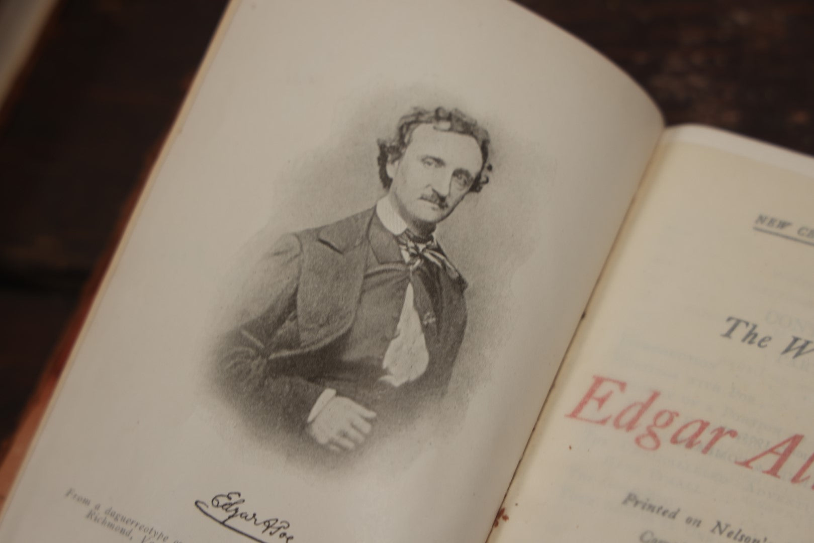 Lot 085 - "The Works Of Edgar Allan Poe" Pair Of Antique Books, A.S. Barnes & Company 1905 Editions, Volume I And Volume Iii