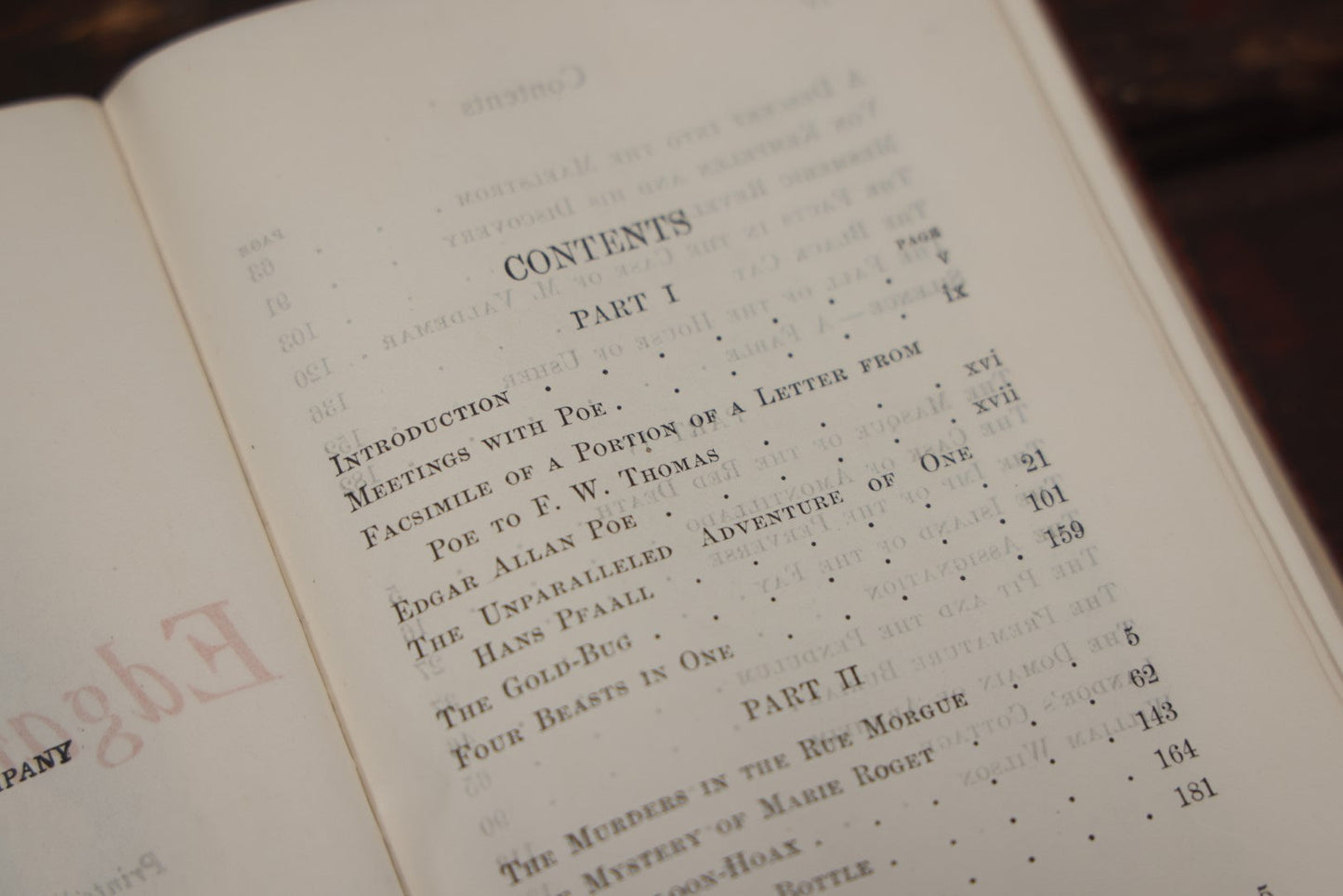 Lot 085 - "The Works Of Edgar Allan Poe" Pair Of Antique Books, A.S. Barnes & Company 1905 Editions, Volume I And Volume Iii