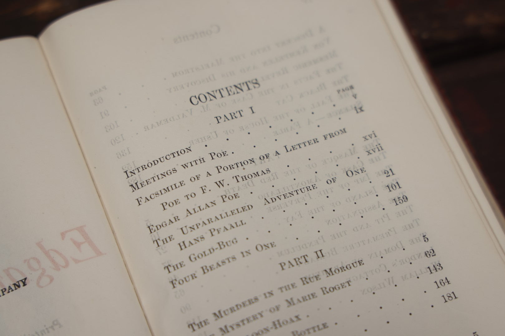Lot 085 - "The Works Of Edgar Allan Poe" Pair Of Antique Books, A.S. Barnes & Company 1905 Editions, Volume I And Volume Iii