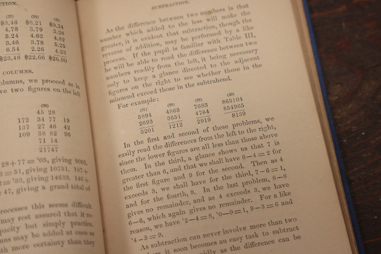 Lot 087 - "Goodrich'S Lightening Calculator:The Art Of Computation" Early Math Book With Perpetual Calendar, Lightning Graphics, Sparsely Illustrated, 1873