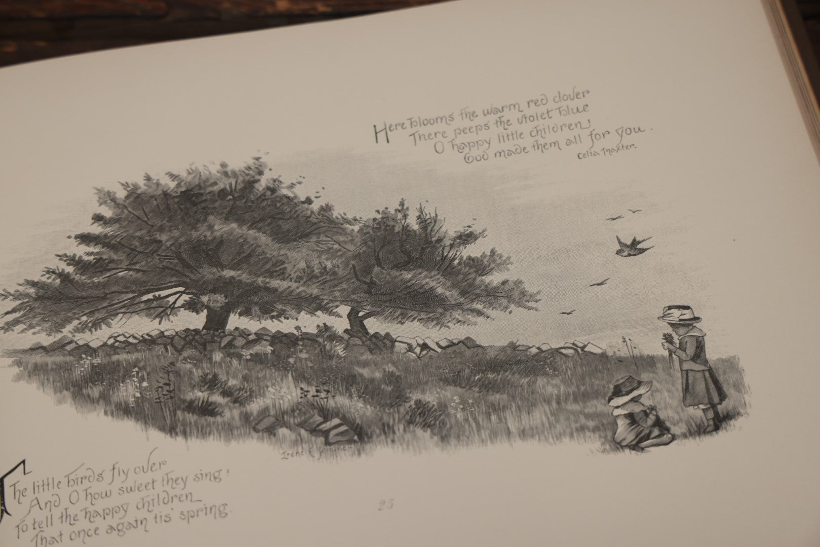 Lot 088 - "Nature'S Hallelujah" Antique Book Illustrated And Arranged By Irene E. Jerome, Profusely Illustrated With Engravings, Lee And Shepard Publishers, Boston, 1887