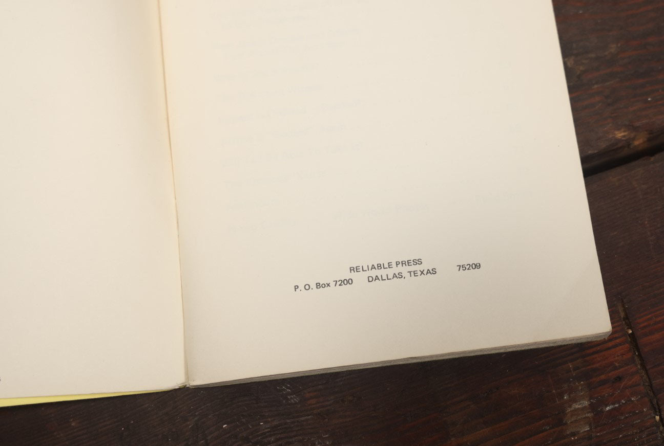 Lot 093 - "The Ted Kennedy Episode" Vintage Booklet Zine By H. Don Hastings On The Chappaquiddick Incident, Death Of Mary Jo Kopechne, Copyright 1969, Reliable Press