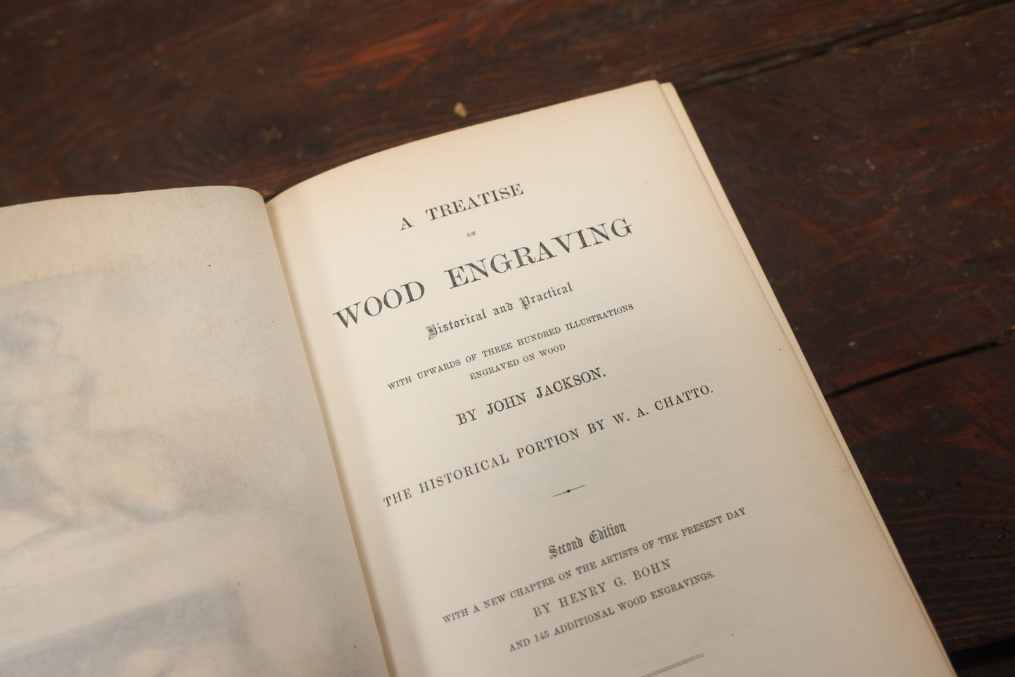 Lot 094 - "A Treatise On Wood Engraving" Antique Book On Engraving Artwork, With 300+ Illustrations, By John Jackson, Second Edition, 1861