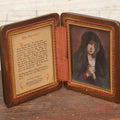 Lot 107 - Vintage Virgin Mary Pocket Prayer Case, Contains The Memorare, Catholic Prayer, Imprimatur Of Archbishop Patrick Cardinal Hayes Of New York, 1928