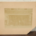 Lot 133 - Antique Boarded Occupational Photo Of Loveland's Hardware Store, Another Sign Reads A.B. Cutting, Stoves, Etc., Ogdensburg, New York, Note Loss To Board