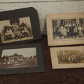 Lot 139 - Grouping Of Four Antique Boarded Photos Of School Children, Including Interior Shot Of A Turn Of The Century Classroom