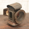 Lot 030 - Antique Kerosene Bicycle Lamp With Clear, Red, And Green Glass Lenses, By Argonaut, Made In U.S.A., Note Crack In Red Glass