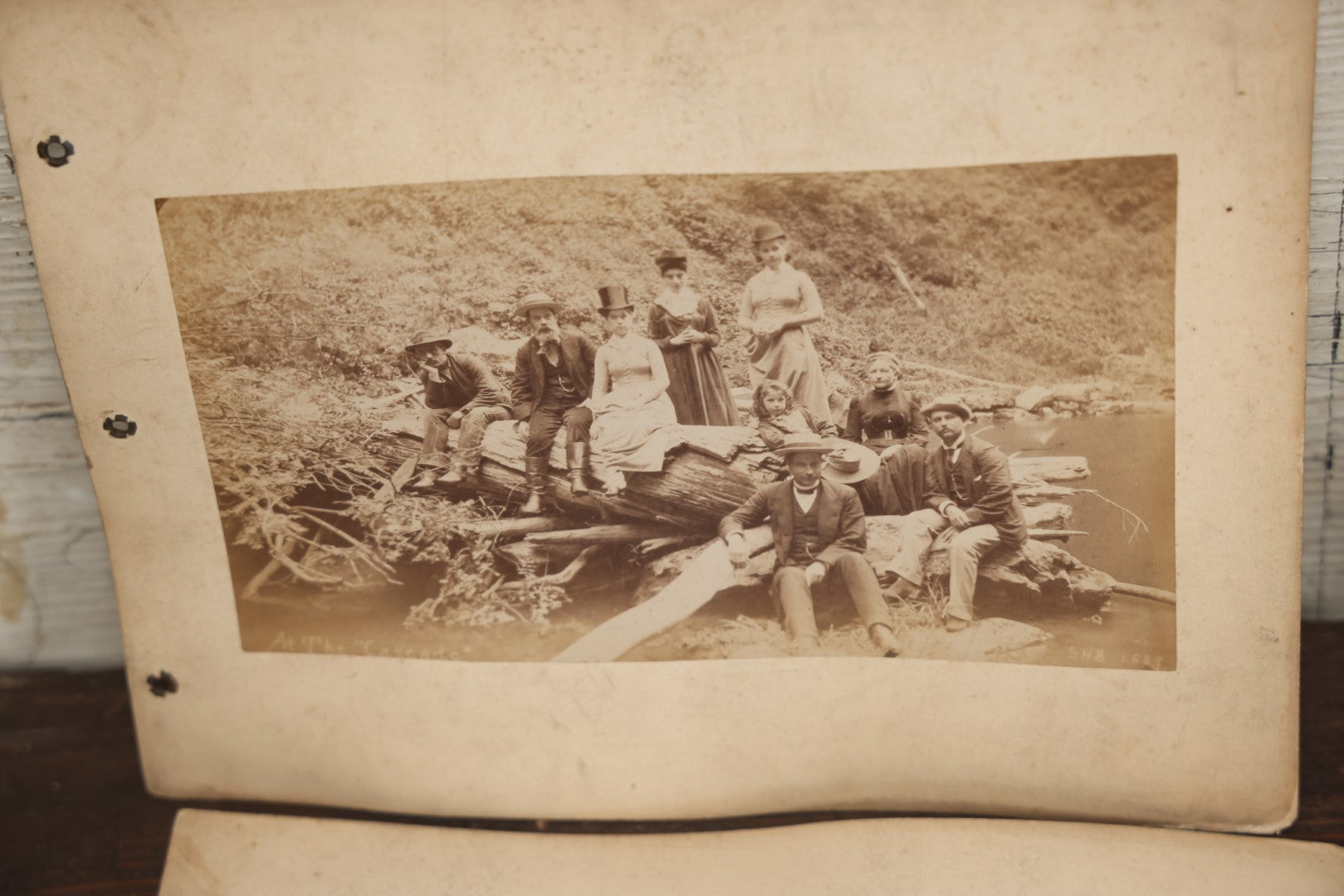Lot 047 - Grouping Of 9+ Antique Boarded Photographs (Two Photos Per Each, Double Sided) Featuring People On Horseback, Couple Sleeping On Porch, Various Group Nature Photos, Circa 1880s