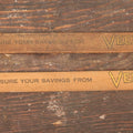 Lot 094 - Pair Of Vintage Tydol Economy Gasoline Veedol Forzol Economy Oil For Fords Advertising Oil And Fuel Measuring Sticks, 17" Total Length