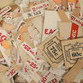 Lot 107 - Grouping Of 100s Of Small And Tiny Vintage Five And Dime Store Pricing Labels, Many Various Sizes, Several Hundred In The Lot, Sold As One Lot