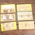 Lot 129 - Grouping Of Six Stereo View Cards Showing Various Cemeteries, Including Gettysburg Battlefield (Note Losses To This Card), Memorial Hall Service, And More