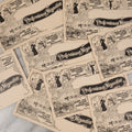 Lot 051 - Grouping Of Eight Blank Vintage Advertisement Cards For A Professional Hypnotist, Advertising Diseases Cured Without Medicine, Public And Private Exhibitions
