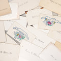 Lot 085 - Grouping Of Approximately 20 Antique Calling Cards, Mostly Just With Printed Names, Some With Color, Including Alfred A. Adams, Thomas G. Fillebrown, Josie B. Richardson, W.C. Frost, And Others