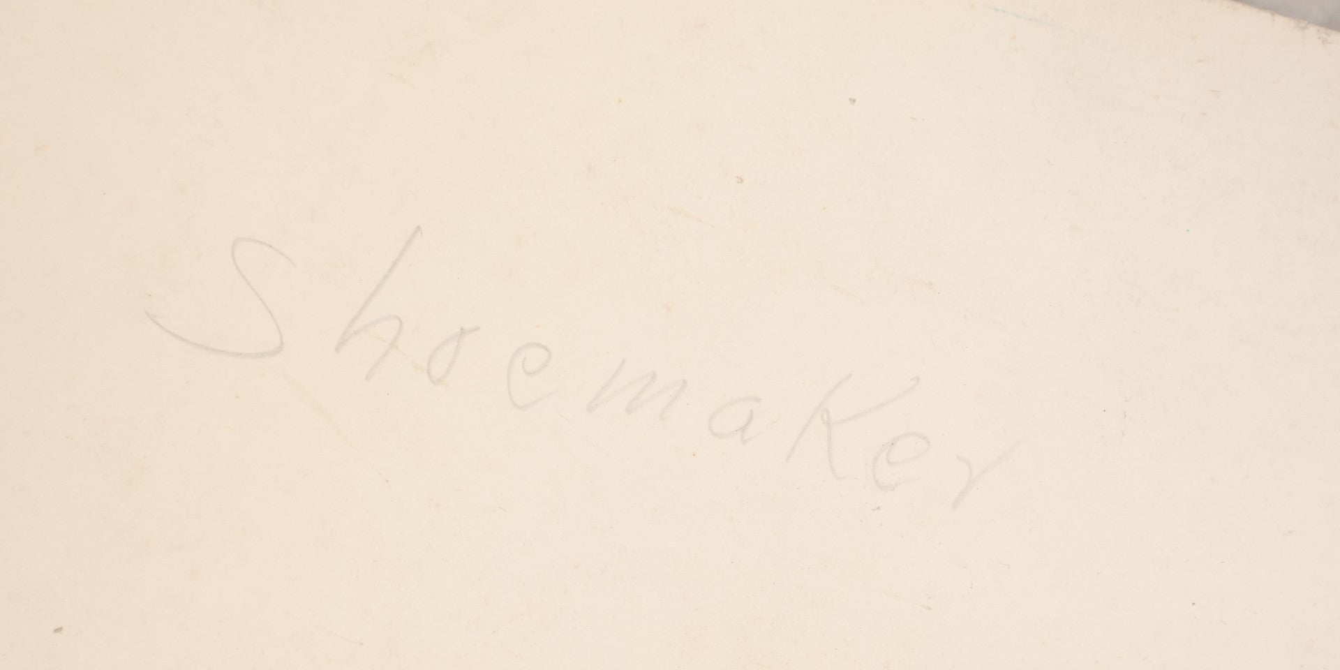 Lot 090 - Pair Of Vintage Chinese Rubbins Of A Man And Woman, Pencil Writing On Reverse Identifies Them As Shoemakers