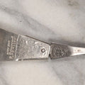 Lot 152 - Single Junk Drawer Finding, Antique Folding Button Hook Tool And Shoehorn, Advertising Saks Fifth Avenue, New York, Patented 10-9-1917