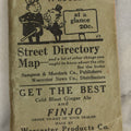 Lot 171 - Worcester, Massachusetts Street Directory Map, 1920