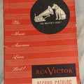 Lot 172 - R.C.A. Victor Record Catalogue For March 1953, "The Music America Loves Best," "His Master's Voice," Nipper The Dog