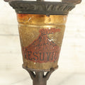 Lot 086 - Antique No. 600 Vesuvius Seeds Alcohol Or Gas Stove Burner, Possibly Houghin's Mayflower, As Seen In Hibbard, Spencer, Bartlett And Co. Catalogue, With Mount Vesuvius Volcano Eruption Graphic, Circa 1900