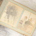 Lot 150 - Antique 19th Century Snapshot Travel Photo Album Of A Trip To Germany And Europe, Including Photos Aboard The SS Kaiser Wilhelm, The Largest Ship In The World At The Time, 1898, 40+ Photos, Many Blank Pages (All Pages Included In Pictures)