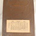 Lot 151 - Vintage Scrapbook Contained In A 1935 Calendar  Notebook From Kurtz Monument Company Rock Of Ages Gravestones, Containing Newspaper Clippings, Handwriting, Many Ponderings On Lincoln, Washington, Religion