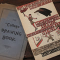 Lot 016 - Unique Hand Drawn, Hand Painted "College Drawing Book" Featuring Bizarre And Esoteric Subject Matter, Illustrations Of Historical Artifacts, Weaponry, Religion, And The Ancient World