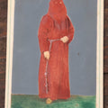 Lot 040 - Antique Hand Colored Carte De Visite C.D.V. Photograph Of An Italian Priest Of The Confraternity Of The Penitents (Penitents Rouges Or Red Penitents), Catholic Religious Order, Fratelli D'Alessandri Photographer