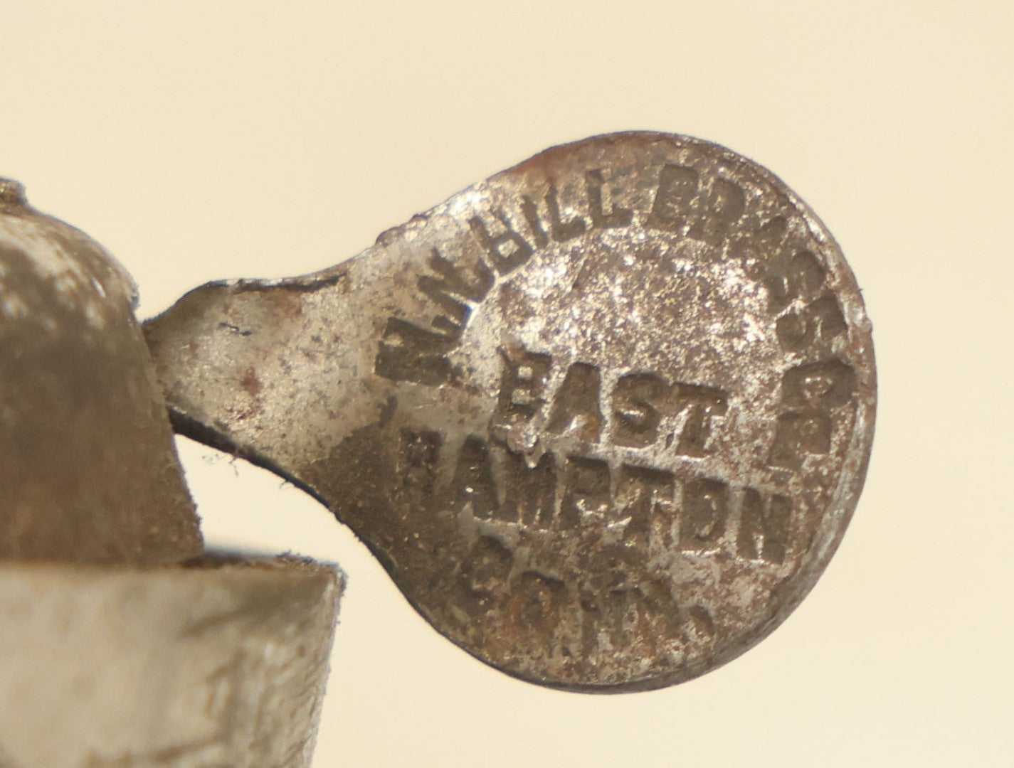 Lot 009 - Antique Patriotic Americana Bicycle Bell With American Flag, Manufactured By N.N. Bill Brass Co., East Hampton, Connecticut, Working Condition