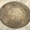 Lot 013 - Vintage Old Man In The Mountain, White Mountains, Franconia Notch, New Hampshire Embossed Metal Tray Trivet