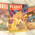 Lot 112 - Grouping Of Three Vintage Sci Fi Pulp Magazines, Including Planet Stories, Startling Stories, Etc, Fair Condition, Circa 1940s