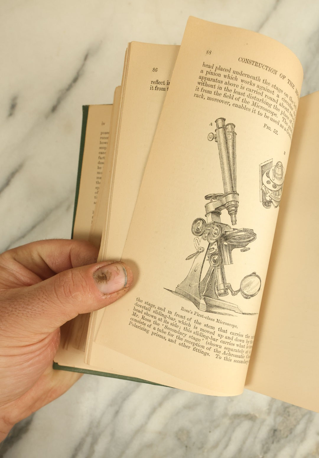 Lot 123 - "The Microscope And Its Revelations" Antique Book By William B. Carpenter, Illustrated By Twenty-Six Plates And Five Hundred Wood-Engravings, Published 1881