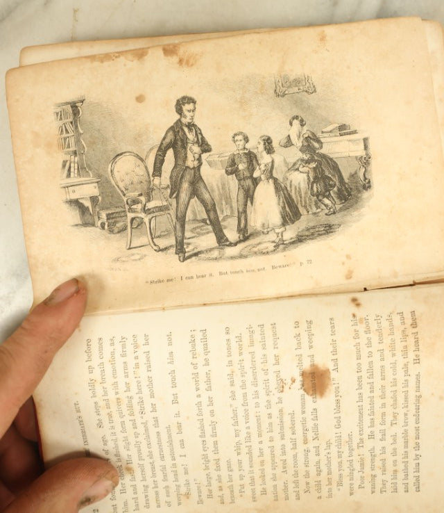 Lot 136 - "The Inebriate's Hut, Or The First Fruits Of The Maine Law" Antique Book By Mrs S.A. Southworth, Relating To The Temperance Movement, Published 1854