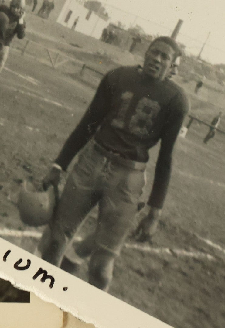 Lot 145 - Grouping Of 10+ Vintage Snap Shot Photos Of High School Football Teams And Games, Circa 1970s