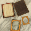 Lot 147 - Grouping Of Three Loose Scrap Hard Image Daguerreotype, Ambrotype, Tintype Case Parts