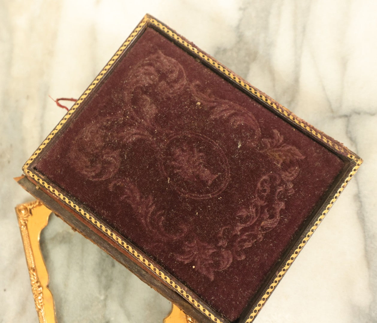 Lot 147 - Grouping Of Three Loose Scrap Hard Image Daguerreotype, Ambrotype, Tintype Case Parts