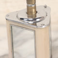 Lot 057 - Vintage Triangular Table Lighter With Spring Loaded Lighting Design, Non Working, As Found, With Three Mirrors Around Edges