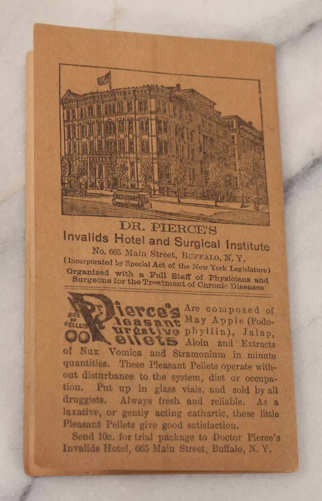 Lot 091 - "What Your Neighbors Say Dream Book" Antique Dream Book And Advertisement Courtesy Of World's Dispensary Medical Association, Buffalo, New York, With Dream Interpretations, Ads For Tonic