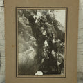 Lot 120 - Antique Foldered Souvenir Photograph Of Tourists On Horseback Descending In Or Near The Grand Canyon, Kolb Brothers, Photographers, Grand Canyon, Arizona