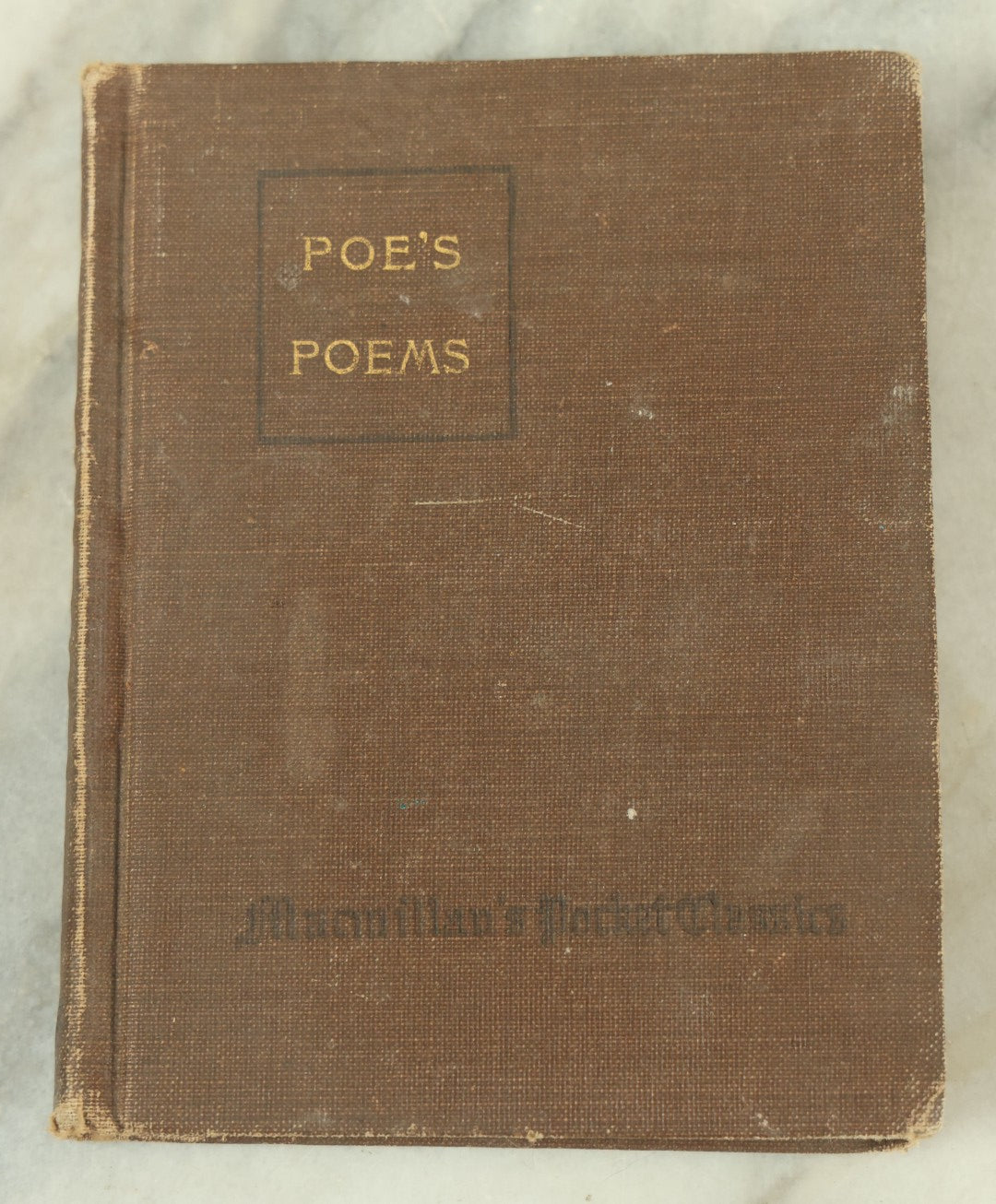 Lot 121 - "Poems By Edgar Allan Poe" Antique Book Edited And Annotated By Charles W. Kent, The Macmillan Company, Publishers, New York, London, 1916