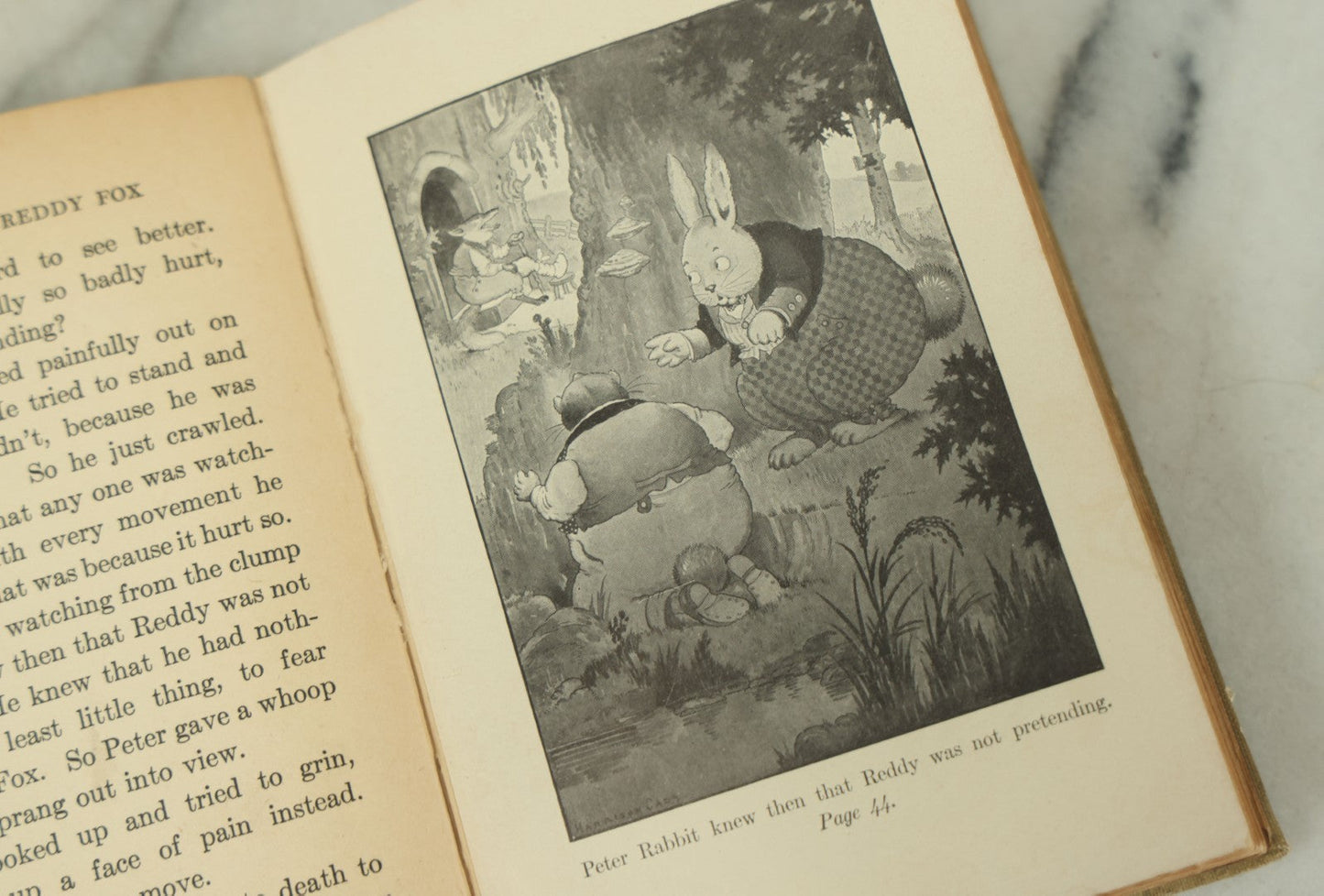 Lot 123 - "The Adventures Of Reddy Fox" Antique Children's Book By Thornton W. Burgess, With Illustrations By Harrison Cady, Little, Brown, And Company Bedtime Story-Books, Boston, 1914