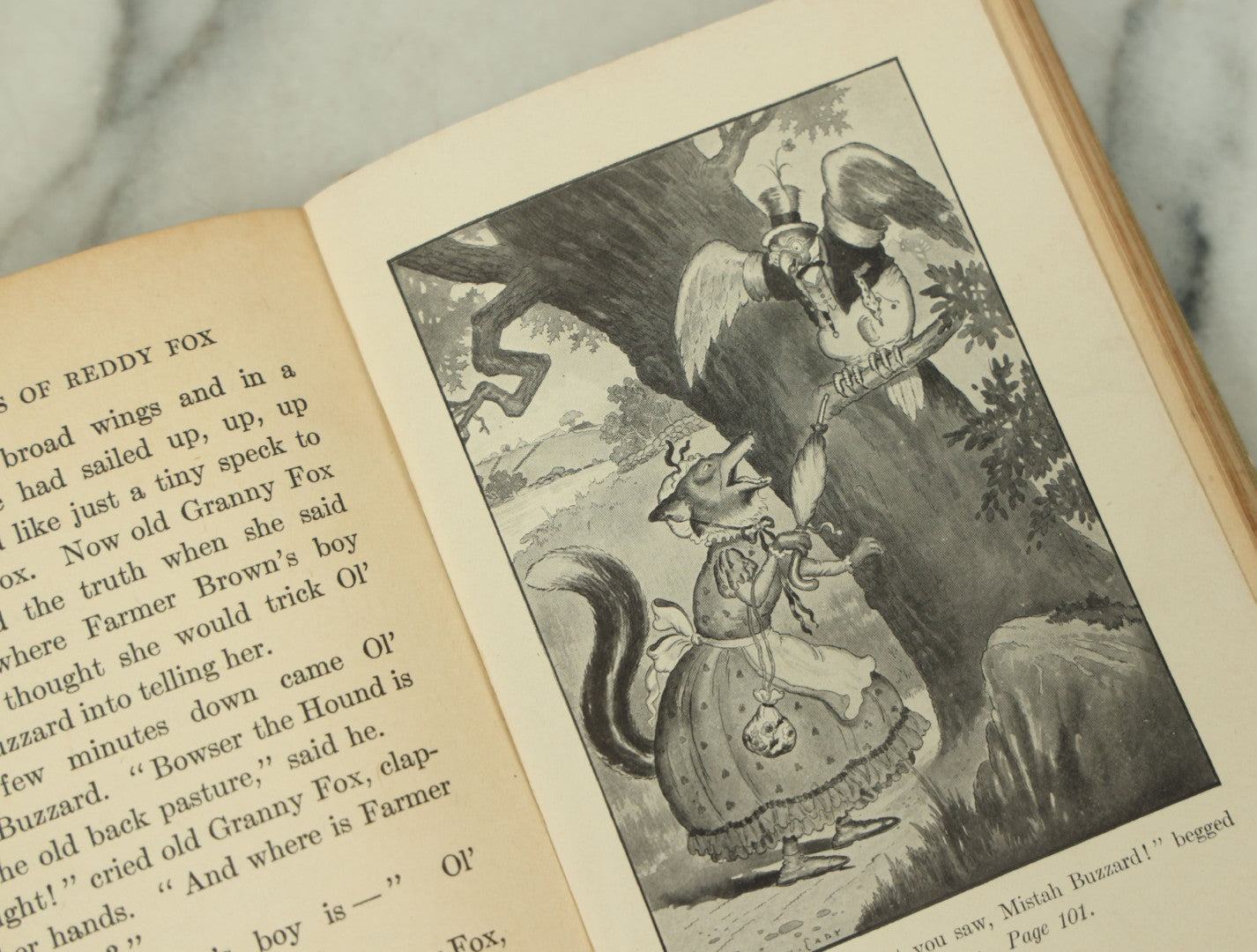 Lot 123 - "The Adventures Of Reddy Fox" Antique Children's Book By Thornton W. Burgess, With Illustrations By Harrison Cady, Little, Brown, And Company Bedtime Story-Books, Boston, 1914