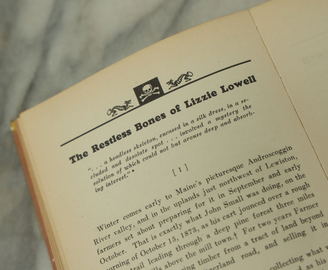 Lot 130 - "Famous Old New England Murders, And Some That Are Infamous" Vintage Book By Richard Dempewolff, Signed By The Author, Copyright 1942
